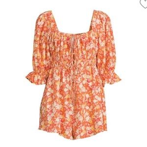 Free People floral romper